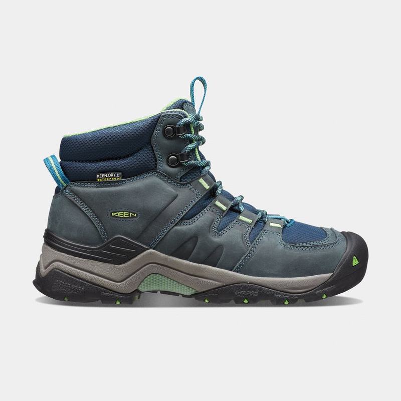 Botas De Montaña Keen Gypsum II Waterproof Mid Para Mujer Azul Marino - Botas Keen Mexico (769214-UJ